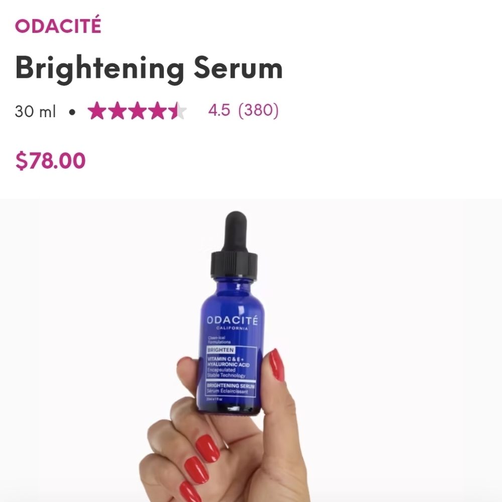 Odacité Brightening Serum